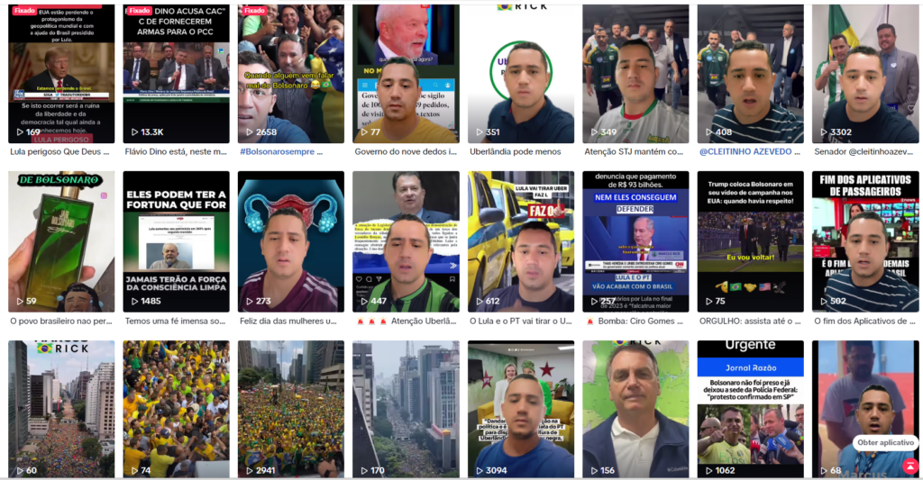 Postagens realizadas pelo franco-atirado digital Marcus Rick contra desafetos do Prefeito Odelmo Leão e seu candidato PAulo Sérgio